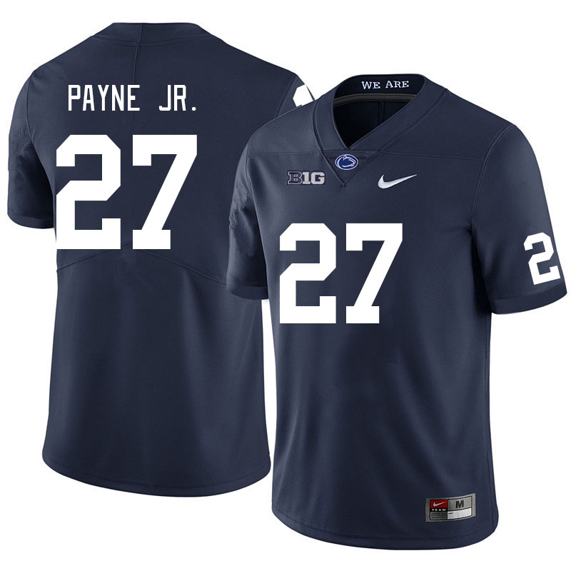 Men #27 Lamont Payne Jr. Penn State Nittany Lions College Football Jerseys Stitched Sale-Navy - Click Image to Close